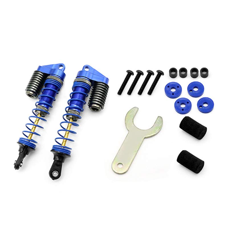 Negative oil pressure shock absorber