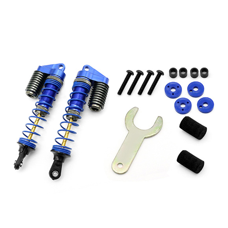 Negative oil pressure shock absorber
