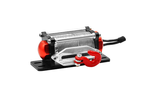 Metal climbing car winch