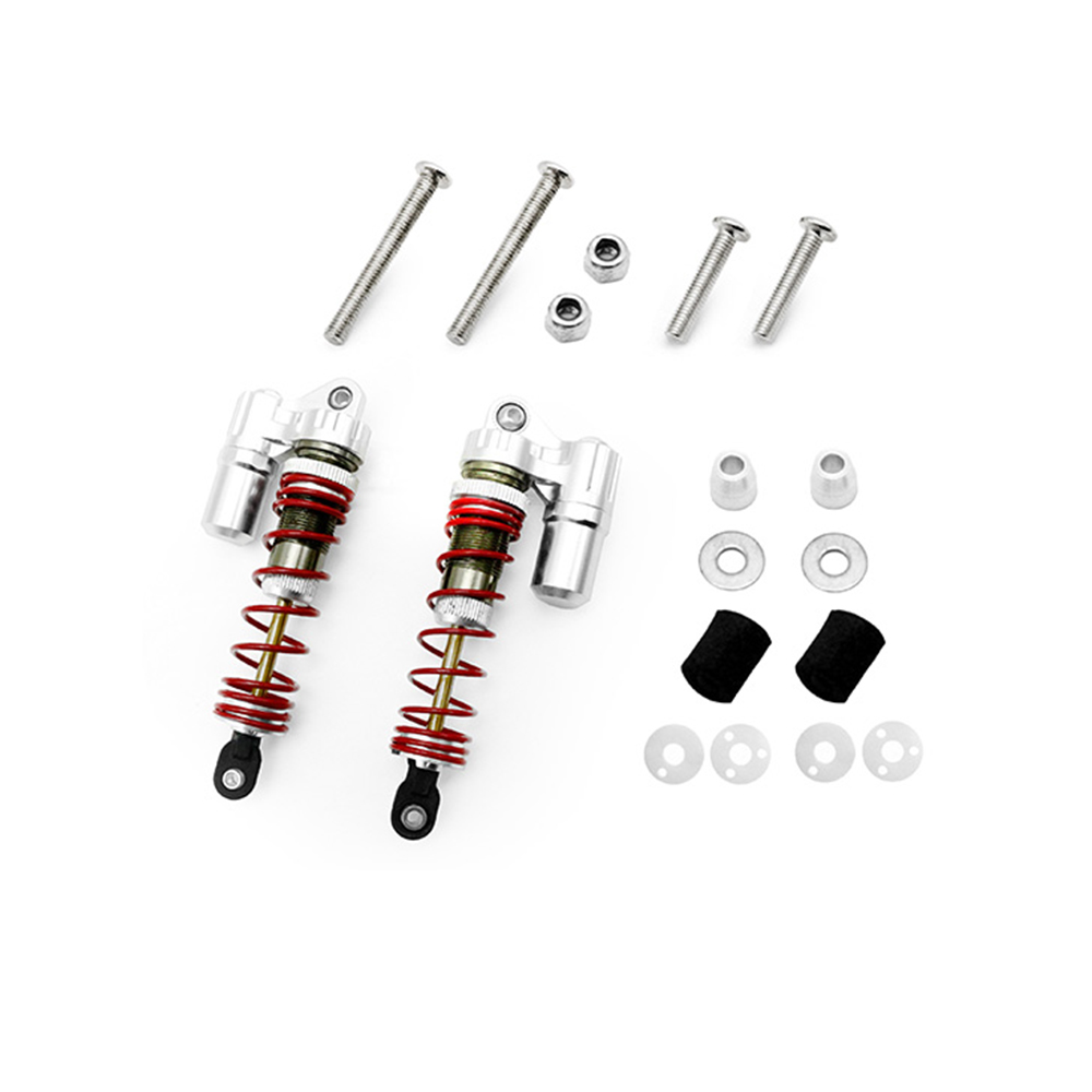 Negative oil pressure shock absorber