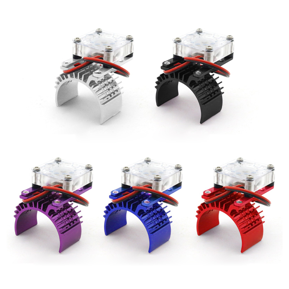 Single side fan motor radiator