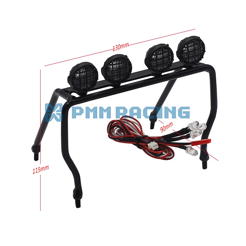 Simulated climbing car pickup truck A-frame metal welded luggage rack PMM59780