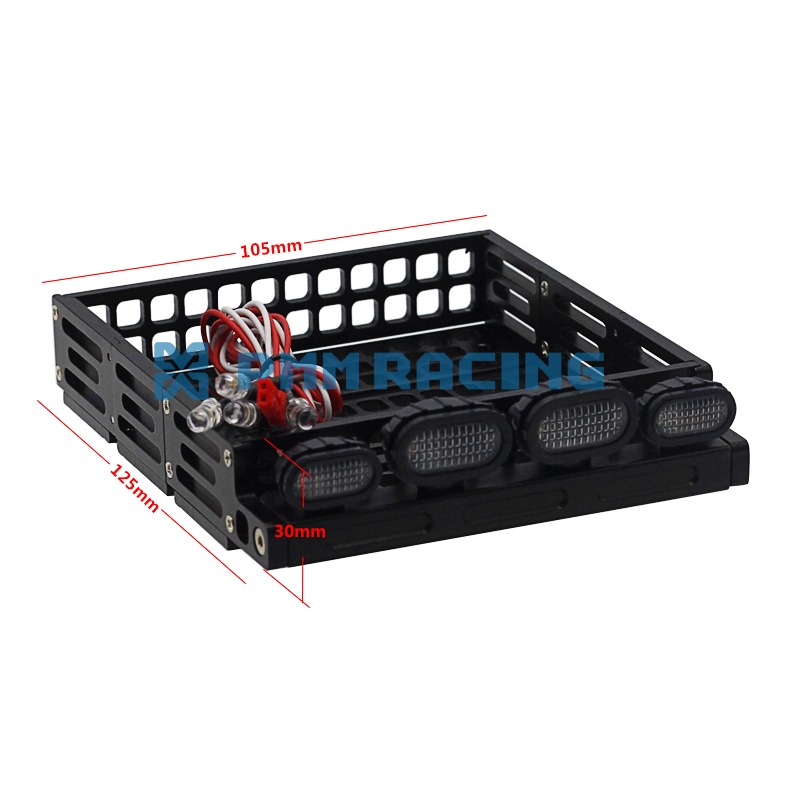 Simulated climbing car CNC roof aluminum metal luggage rack PMM59781