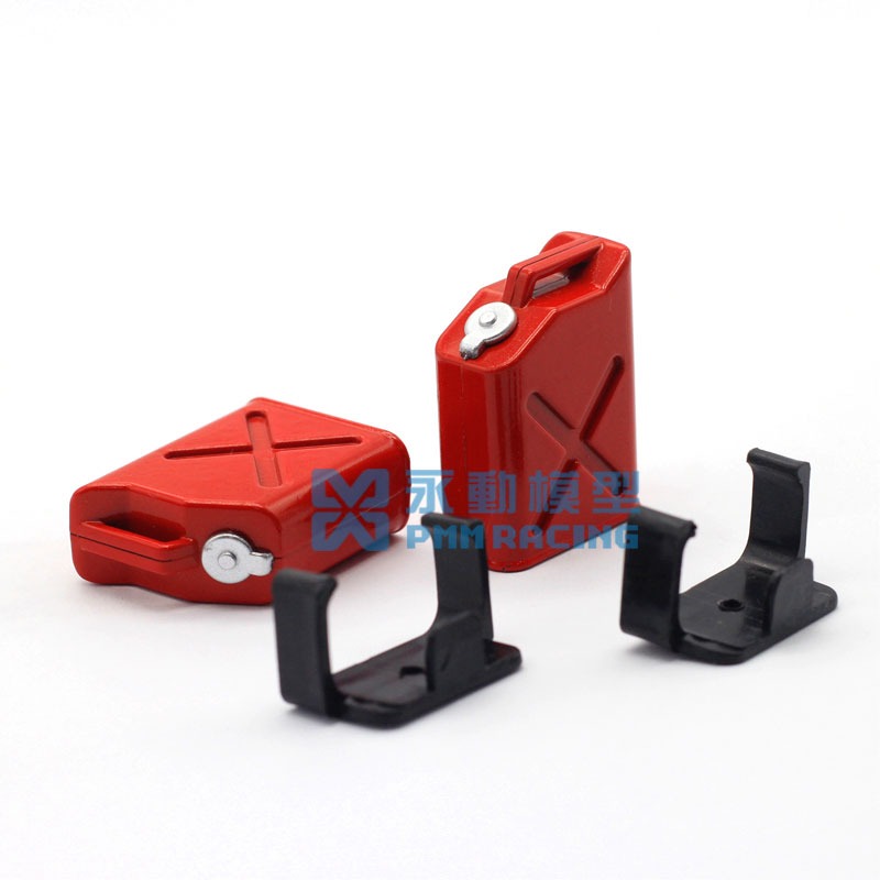 A pair of PMM80194 climbing car simulation car simulation plastic oil bucket decorative parts