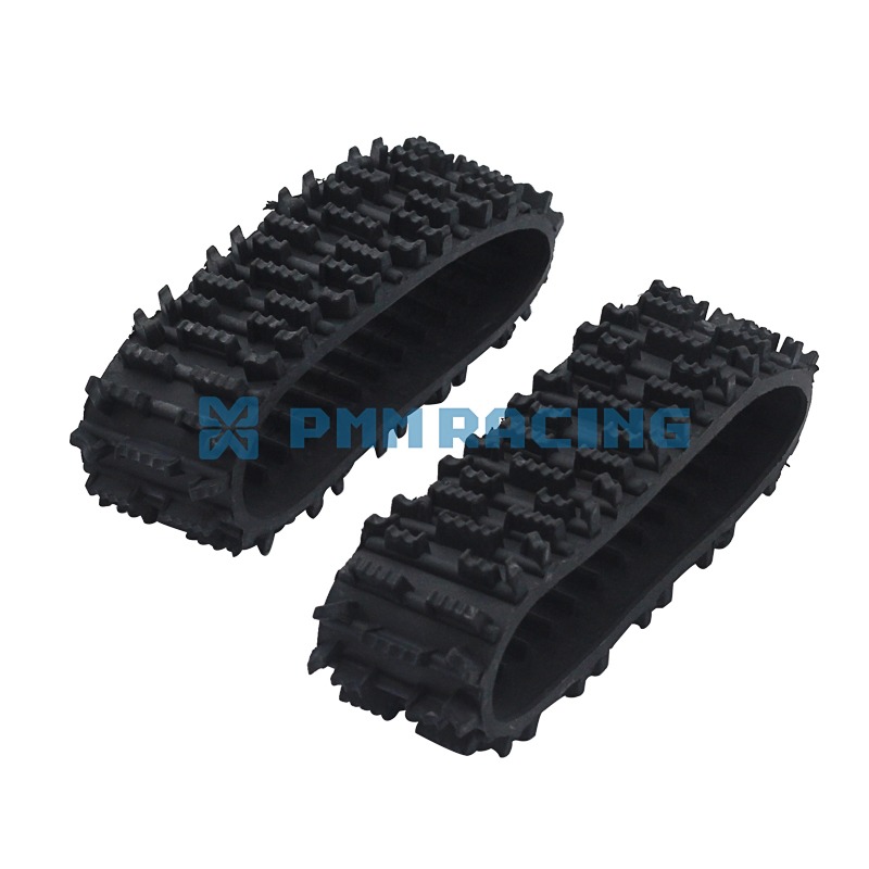 1: 10. A pair of PMM60820 climbing vehicle simulation vehicle track wheels with rubber wheel covers
