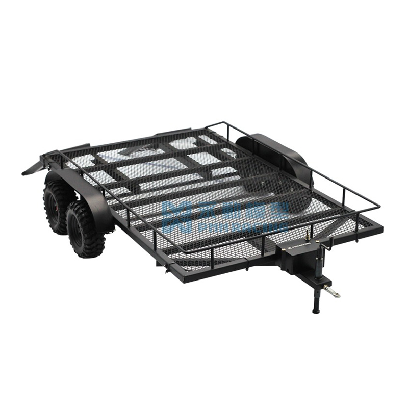 1: 8-axle metal black trailer set PMM59677