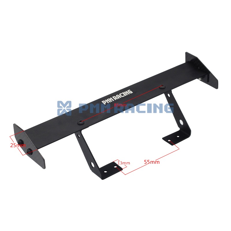 1/10 level running model car, aluminum alloy with fiberboard shell, rear wing, single-layer PMM80236